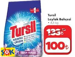 TURSİL LEYLAK BAHÇESİ 4,5 KG ÇAMAŞIR DETERJANI TURSİL LEYLAK BAHÇESİ 4,5 KG ÇAMAŞIR DETERJANI
